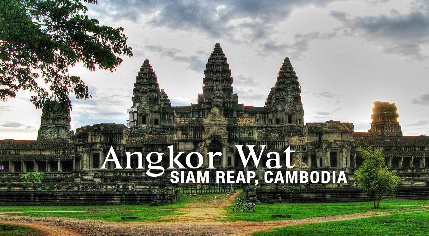 Temples Of Angkor Wat in Siam Reap Cambodia