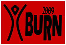 Burning Man is a gift society. You bring at least a few gifts to bing to people. I designed and printed 1,000 of these heavy-duty red vinyl stickers. They looked great. Serious quality. I gave them away as gifts to all the people I talked to at Burning Man. Over the week, I gave away nearly 750 stickers, so I definitely talked to a lot of people. The remainder were given to friends to give away. About two years later, I saw one of my stickers on a car bumper.