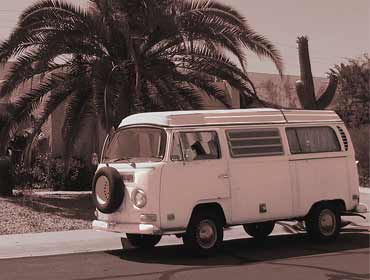 Betty White VW Bus